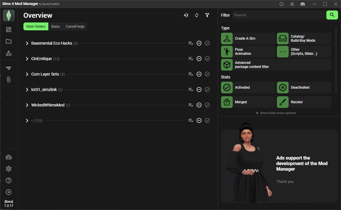 The Sims 4 Mod Manager