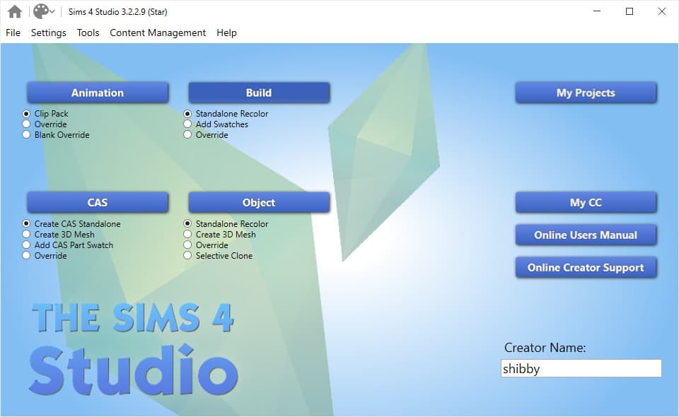 The Sims 4 Studio